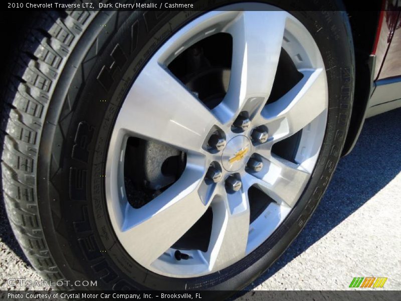 Dark Cherry Metallic / Cashmere 2010 Chevrolet Traverse LTZ