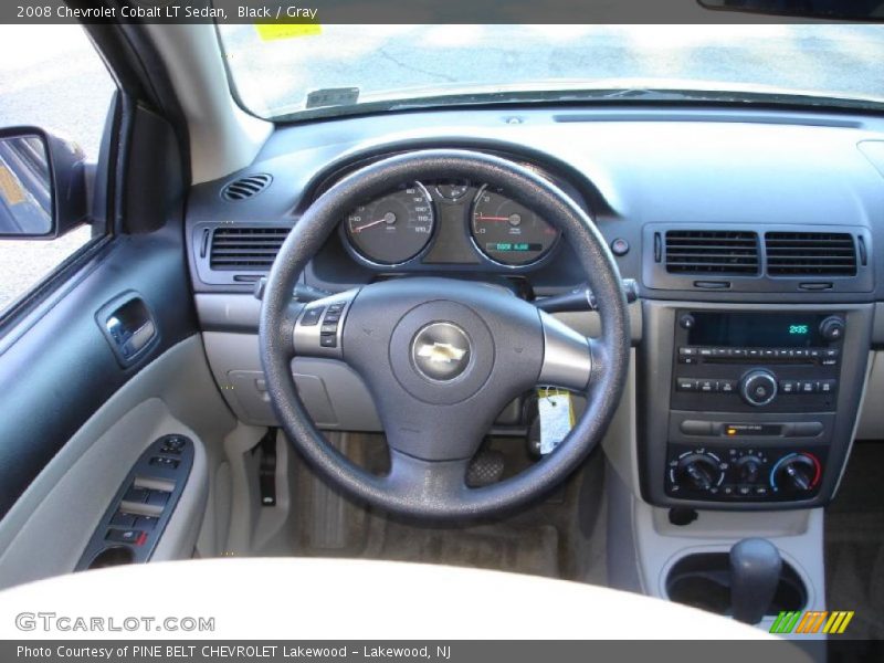 Black / Gray 2008 Chevrolet Cobalt LT Sedan