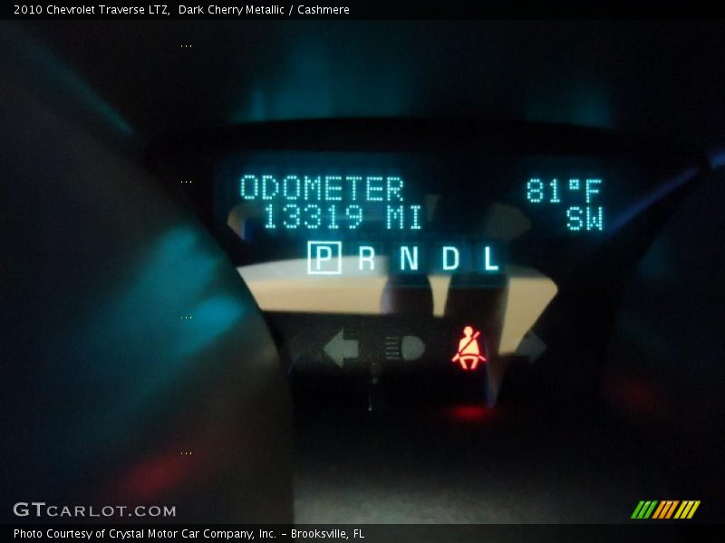 Dark Cherry Metallic / Cashmere 2010 Chevrolet Traverse LTZ