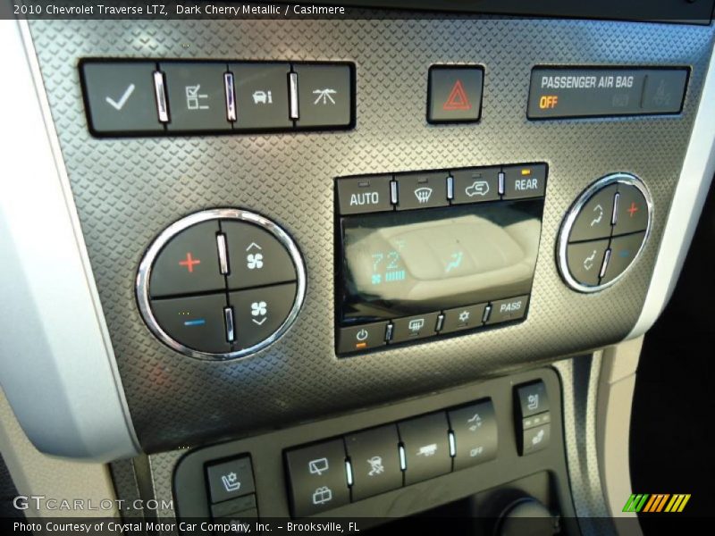 Dark Cherry Metallic / Cashmere 2010 Chevrolet Traverse LTZ