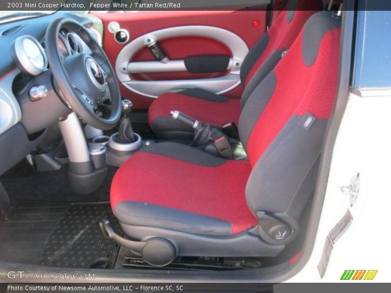  2003 Cooper Hardtop Tartan Red/Red Interior