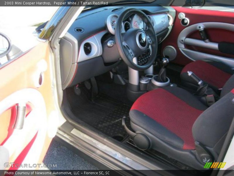  2003 Cooper Hardtop Tartan Red/Red Interior