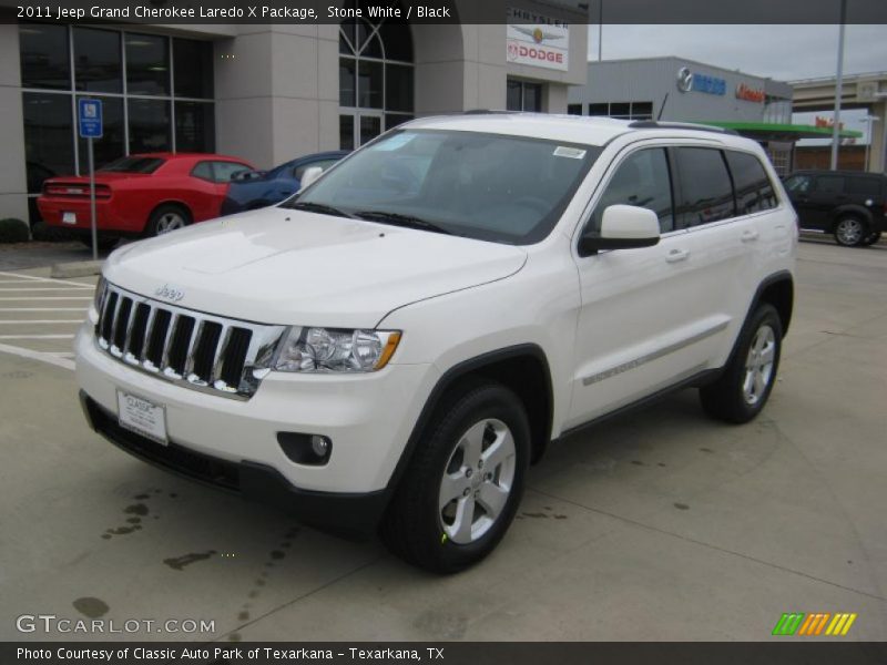 Stone White / Black 2011 Jeep Grand Cherokee Laredo X Package