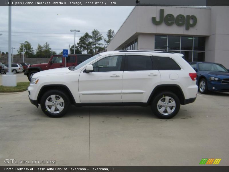 Stone White / Black 2011 Jeep Grand Cherokee Laredo X Package