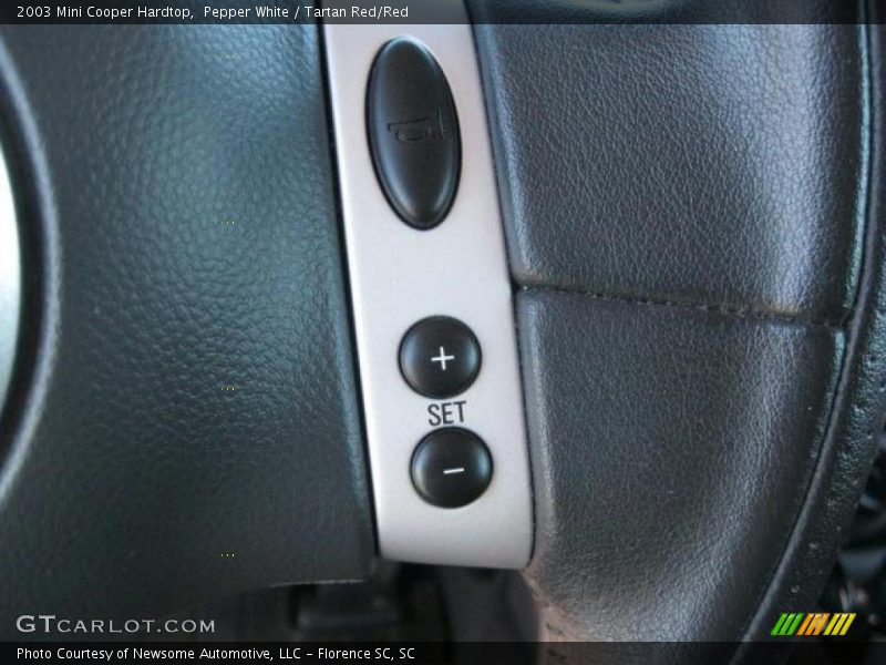 Pepper White / Tartan Red/Red 2003 Mini Cooper Hardtop