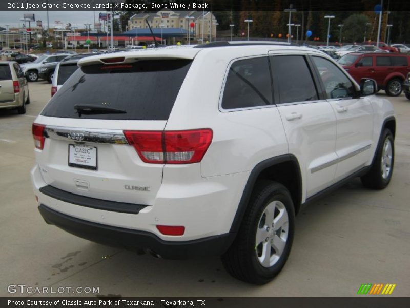 Stone White / Black 2011 Jeep Grand Cherokee Laredo X Package