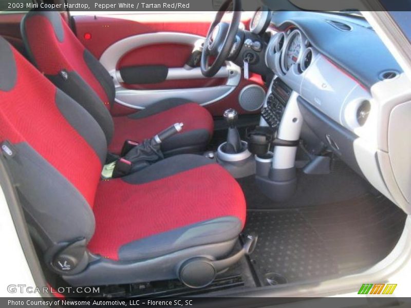  2003 Cooper Hardtop Tartan Red/Red Interior