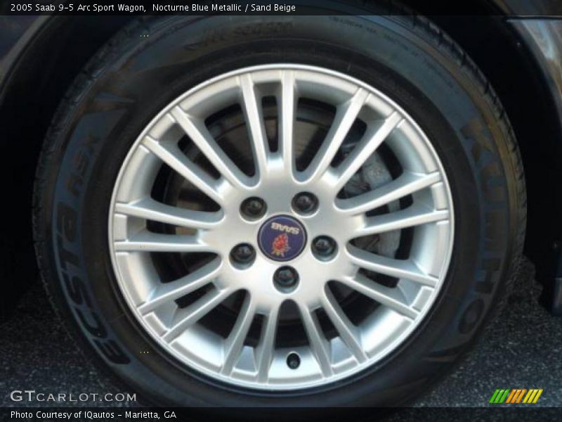 Nocturne Blue Metallic / Sand Beige 2005 Saab 9-5 Arc Sport Wagon
