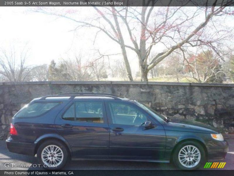 Nocturne Blue Metallic / Sand Beige 2005 Saab 9-5 Arc Sport Wagon