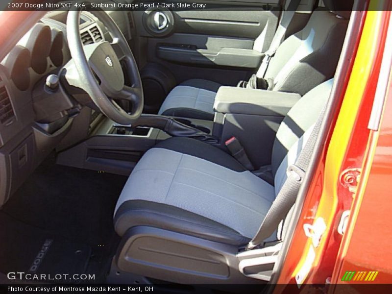 Sunburst Orange Pearl / Dark Slate Gray 2007 Dodge Nitro SXT 4x4