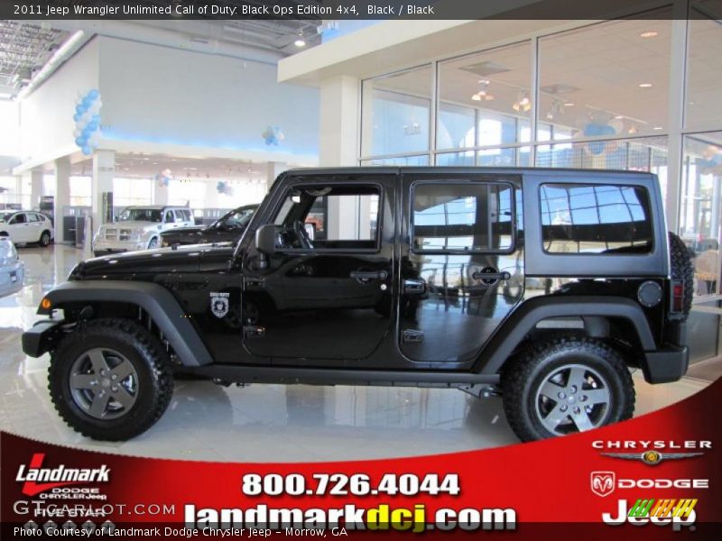 Black / Black 2011 Jeep Wrangler Unlimited Call of Duty: Black Ops Edition 4x4