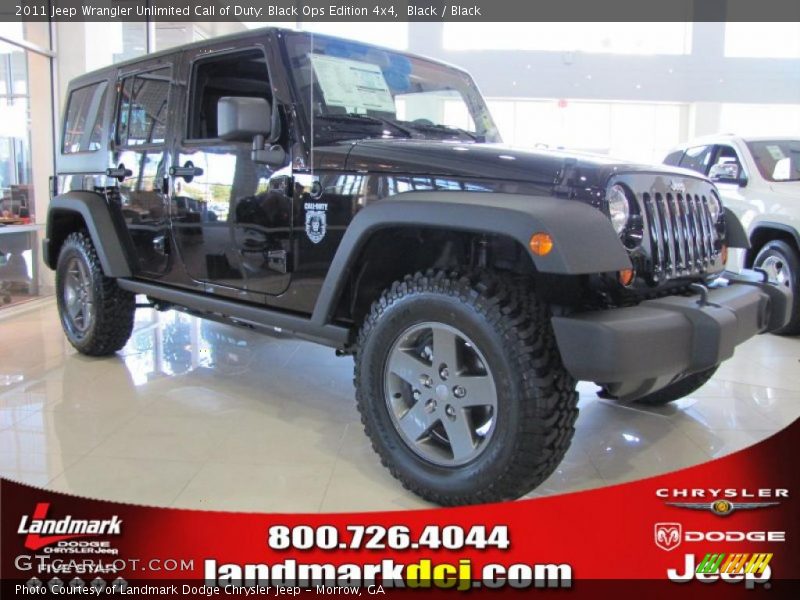 Black / Black 2011 Jeep Wrangler Unlimited Call of Duty: Black Ops Edition 4x4