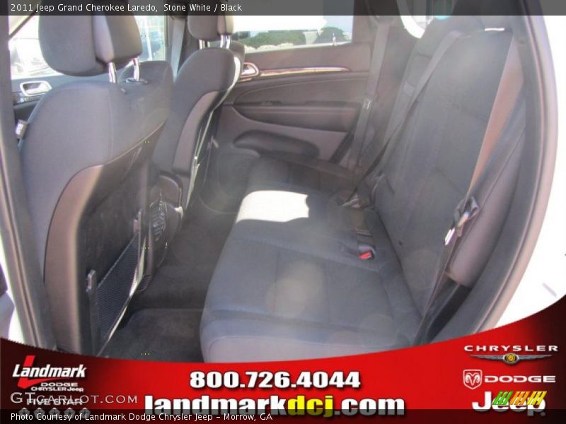 Stone White / Black 2011 Jeep Grand Cherokee Laredo