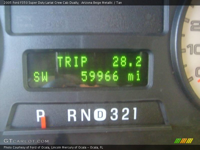 Arizona Beige Metallic / Tan 2005 Ford F350 Super Duty Lariat Crew Cab Dually