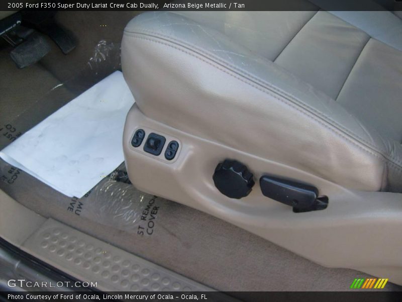 Arizona Beige Metallic / Tan 2005 Ford F350 Super Duty Lariat Crew Cab Dually