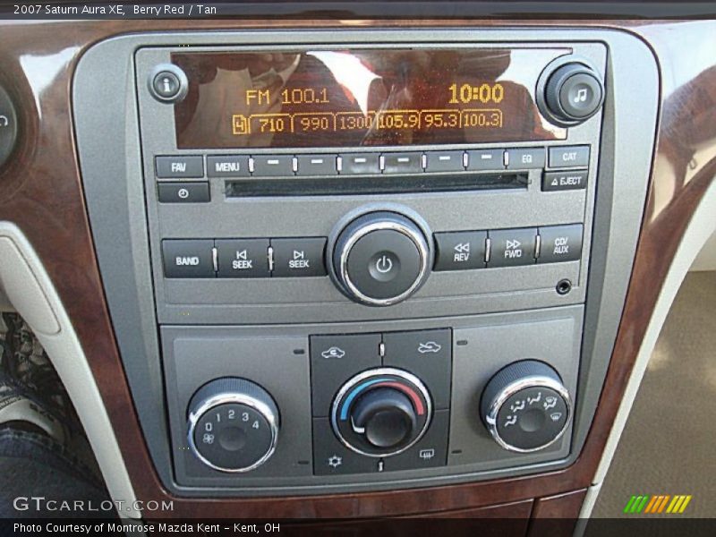 Controls of 2007 Aura XE