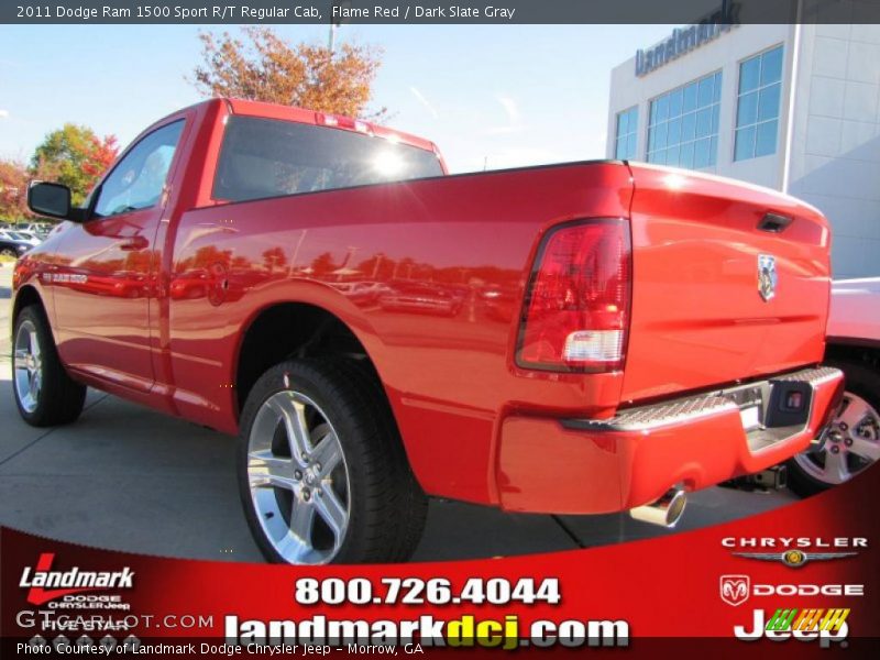 Flame Red / Dark Slate Gray 2011 Dodge Ram 1500 Sport R/T Regular Cab