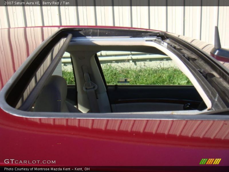 Sunroof of 2007 Aura XE