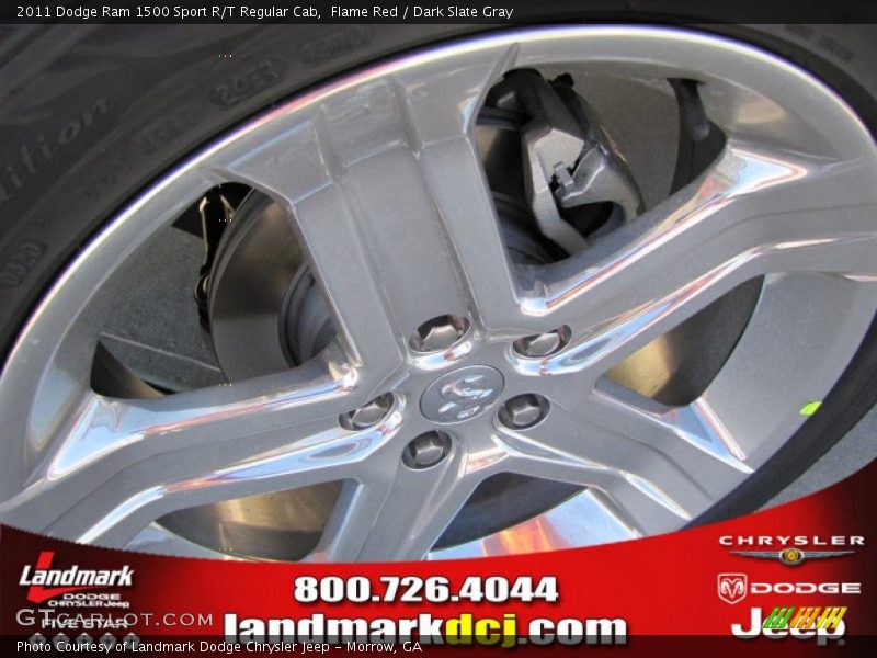 Flame Red / Dark Slate Gray 2011 Dodge Ram 1500 Sport R/T Regular Cab