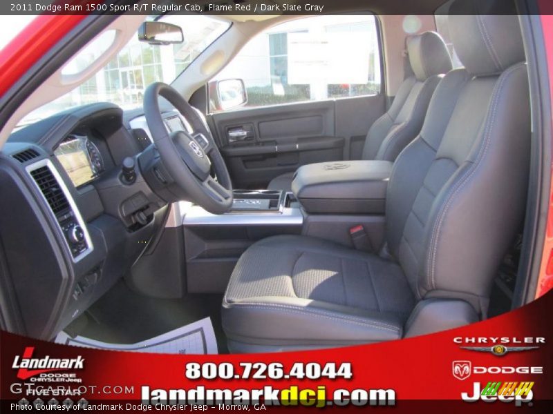 Flame Red / Dark Slate Gray 2011 Dodge Ram 1500 Sport R/T Regular Cab