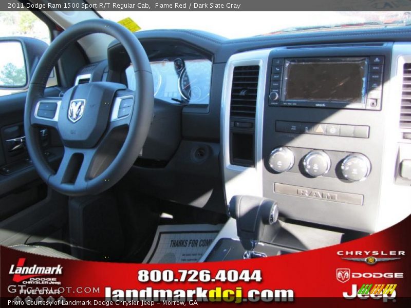 Flame Red / Dark Slate Gray 2011 Dodge Ram 1500 Sport R/T Regular Cab