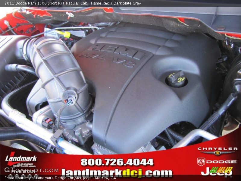 Flame Red / Dark Slate Gray 2011 Dodge Ram 1500 Sport R/T Regular Cab