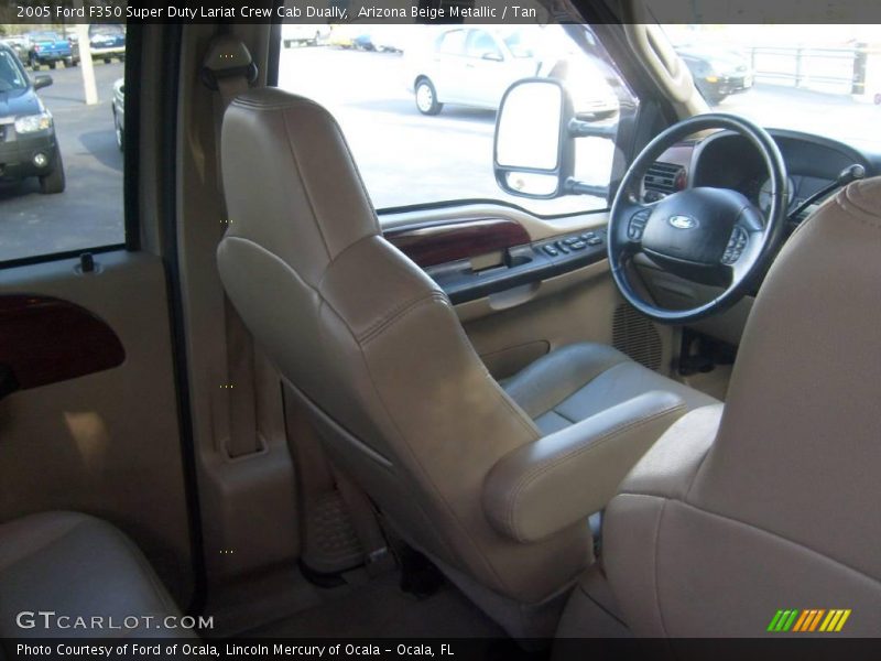 Arizona Beige Metallic / Tan 2005 Ford F350 Super Duty Lariat Crew Cab Dually