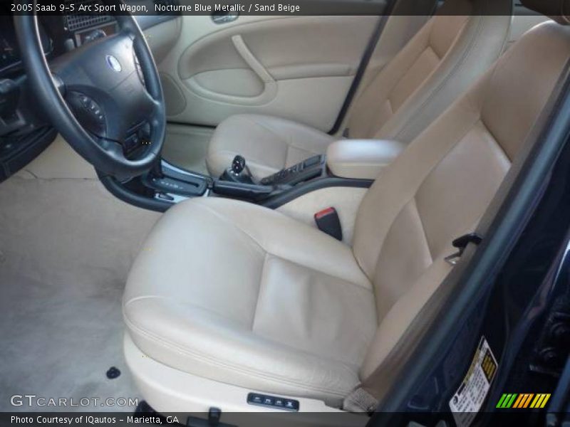 Nocturne Blue Metallic / Sand Beige 2005 Saab 9-5 Arc Sport Wagon