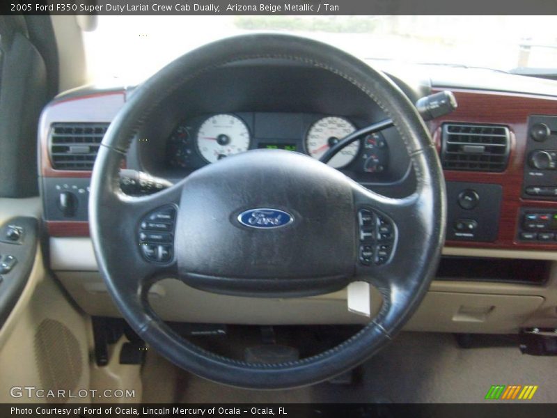Arizona Beige Metallic / Tan 2005 Ford F350 Super Duty Lariat Crew Cab Dually
