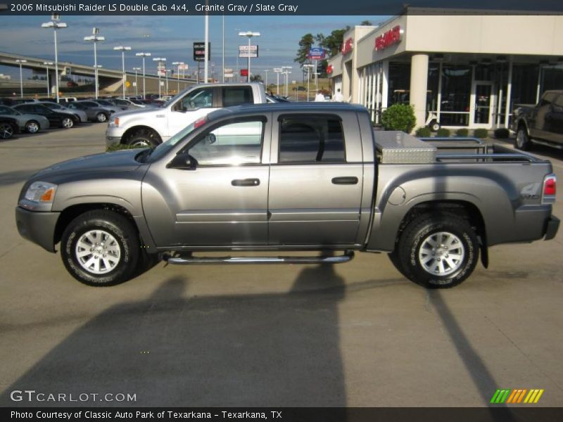 Granite Gray / Slate Gray 2006 Mitsubishi Raider LS Double Cab 4x4