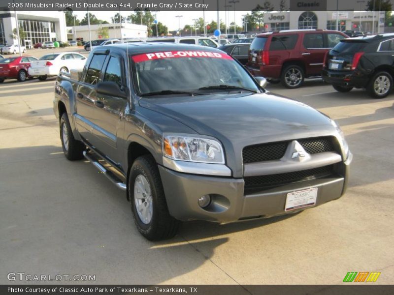 Granite Gray / Slate Gray 2006 Mitsubishi Raider LS Double Cab 4x4