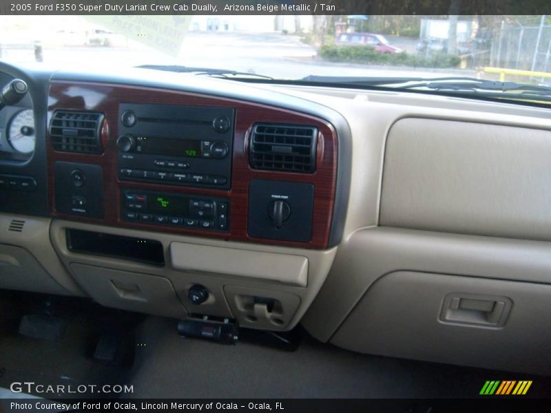 Arizona Beige Metallic / Tan 2005 Ford F350 Super Duty Lariat Crew Cab Dually