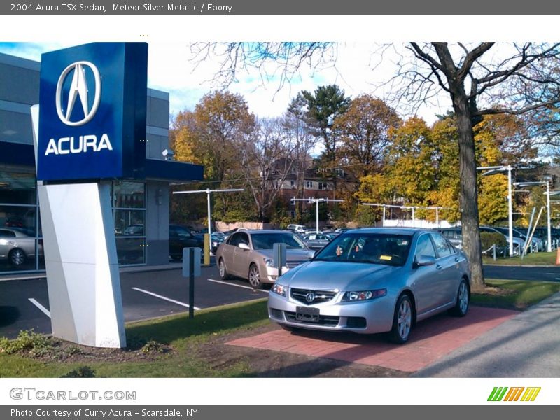 Meteor Silver Metallic / Ebony 2004 Acura TSX Sedan