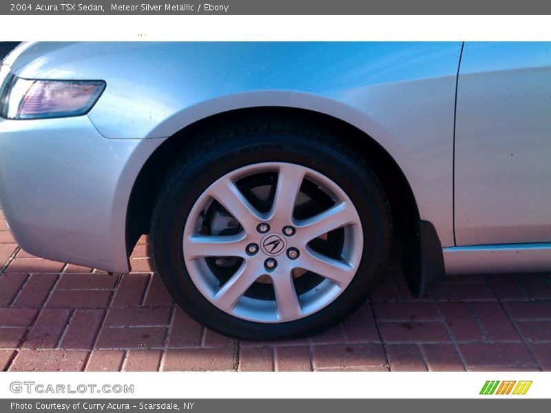 Meteor Silver Metallic / Ebony 2004 Acura TSX Sedan