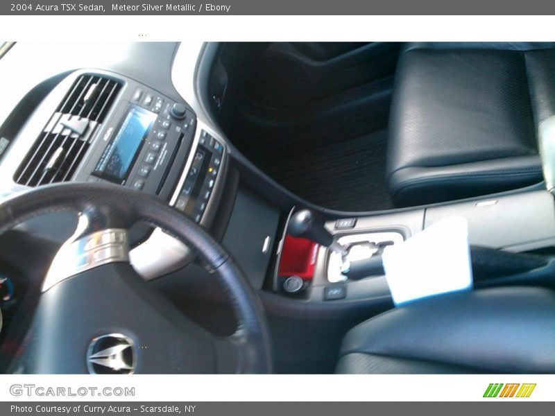 Meteor Silver Metallic / Ebony 2004 Acura TSX Sedan
