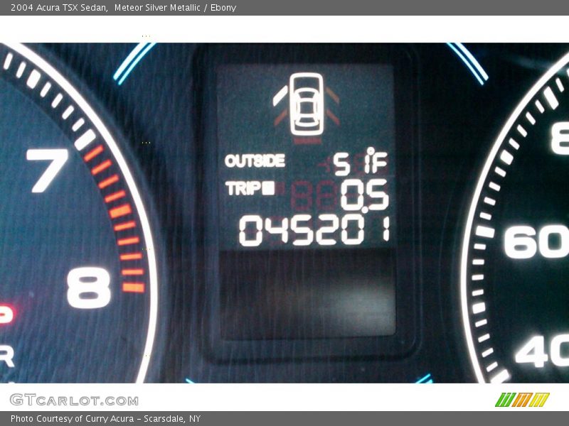 Meteor Silver Metallic / Ebony 2004 Acura TSX Sedan
