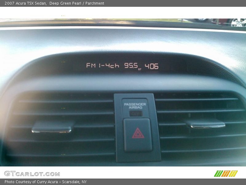 Deep Green Pearl / Parchment 2007 Acura TSX Sedan