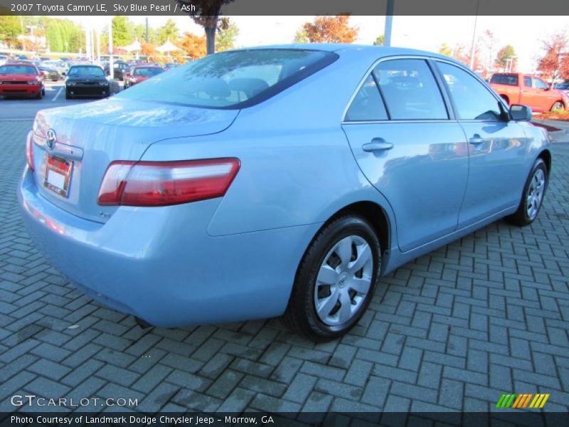 Sky Blue Pearl / Ash 2007 Toyota Camry LE