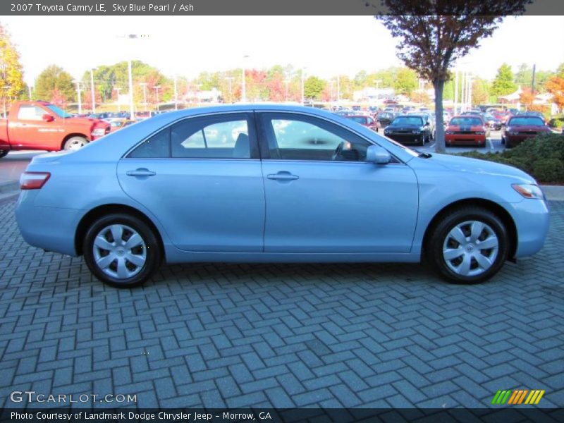 Sky Blue Pearl / Ash 2007 Toyota Camry LE