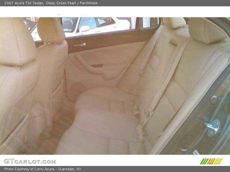 Deep Green Pearl / Parchment 2007 Acura TSX Sedan