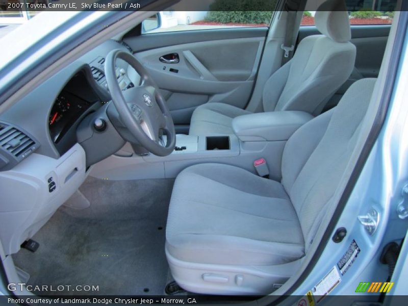 Sky Blue Pearl / Ash 2007 Toyota Camry LE