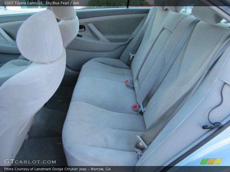 Sky Blue Pearl / Ash 2007 Toyota Camry LE