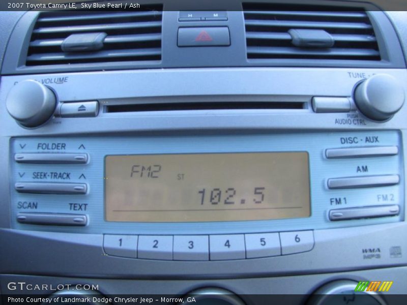 Sky Blue Pearl / Ash 2007 Toyota Camry LE