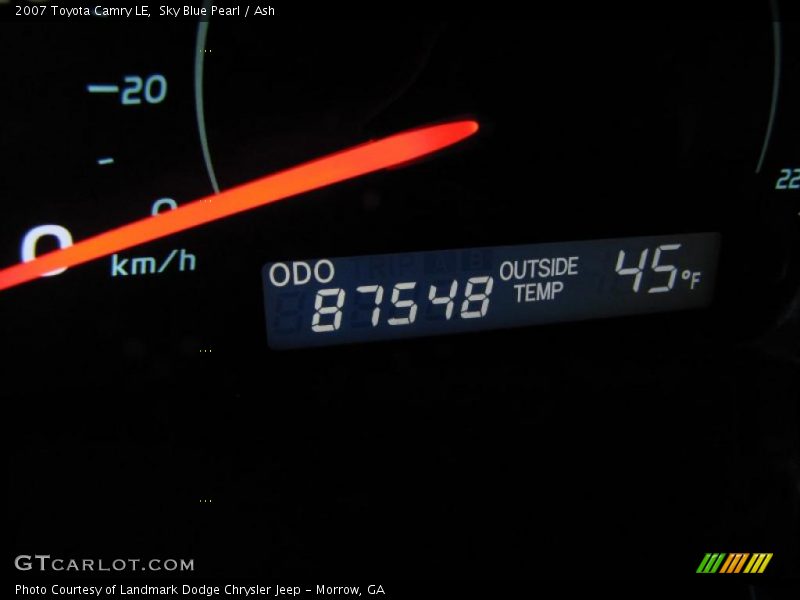 Sky Blue Pearl / Ash 2007 Toyota Camry LE