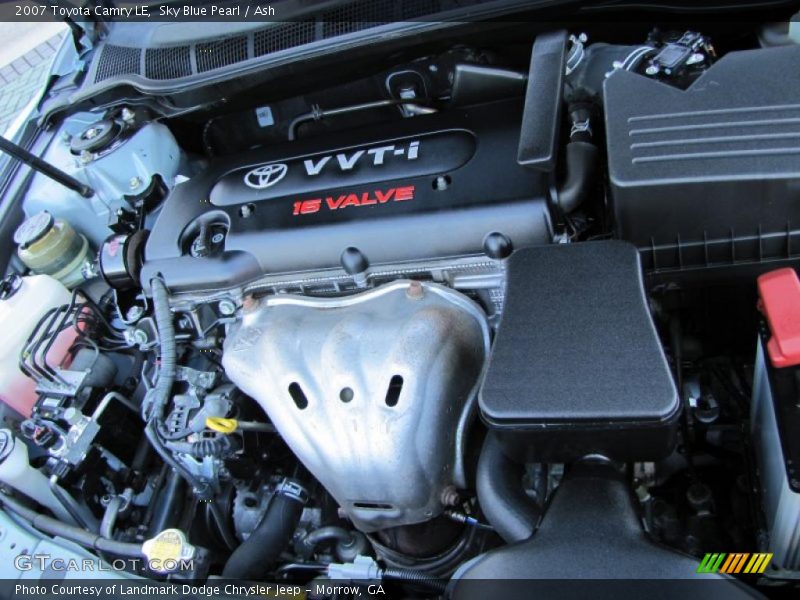 Sky Blue Pearl / Ash 2007 Toyota Camry LE
