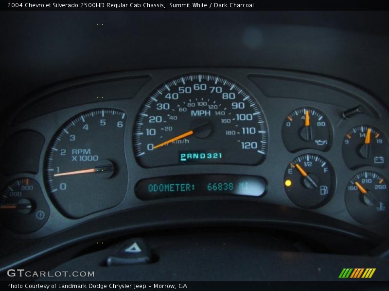  2004 Silverado 2500HD Regular Cab Chassis Regular Cab Chassis Gauges
