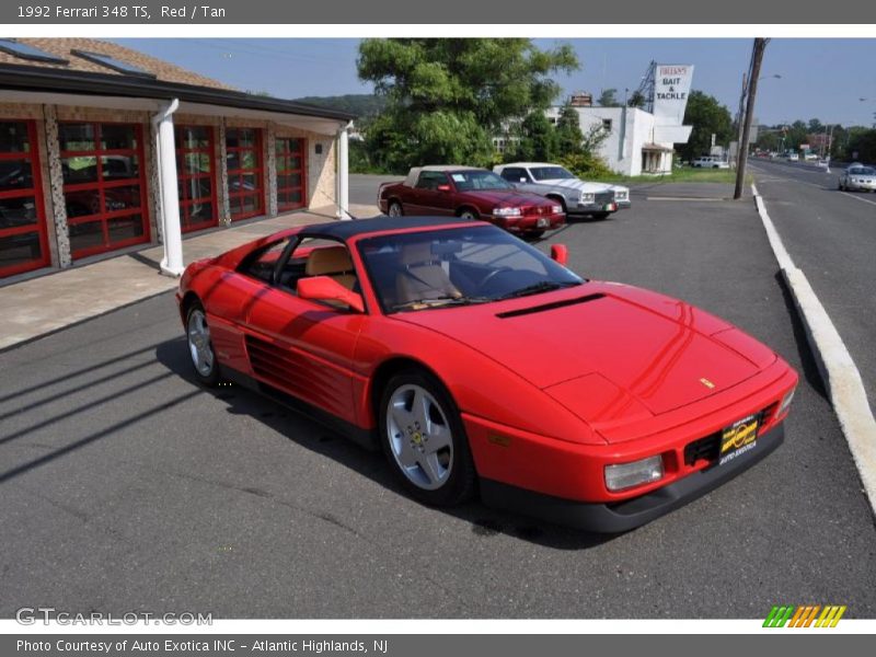 Red / Tan 1992 Ferrari 348 TS