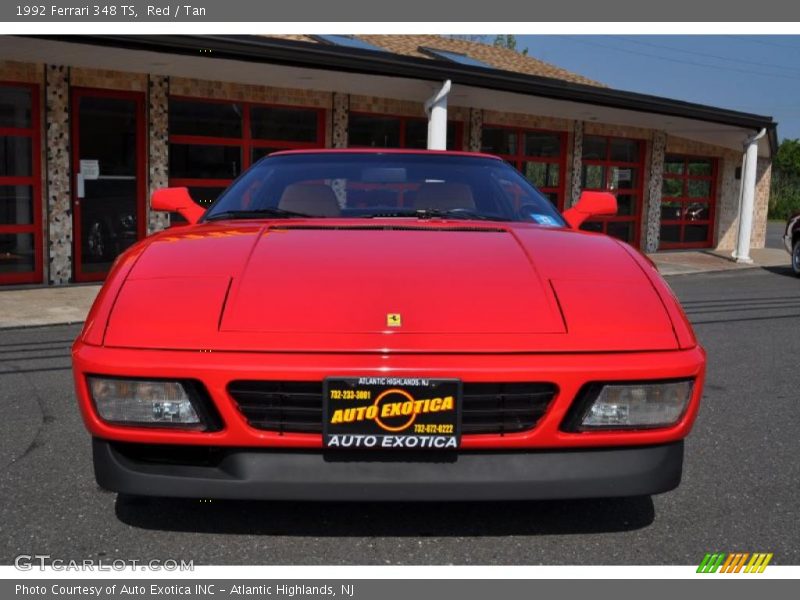 Red / Tan 1992 Ferrari 348 TS