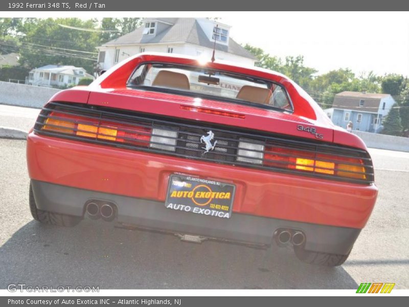 Red / Tan 1992 Ferrari 348 TS