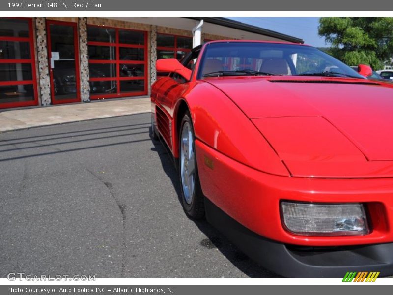 Red / Tan 1992 Ferrari 348 TS